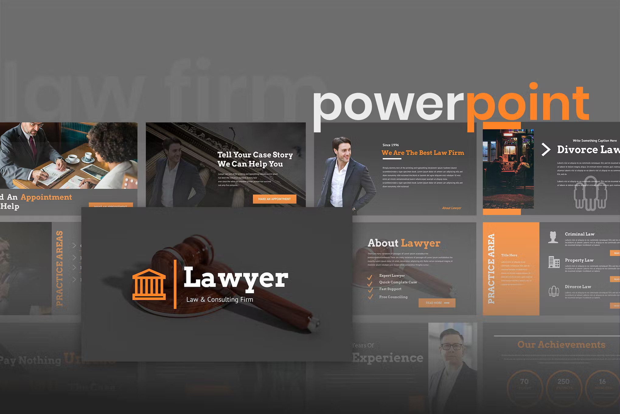 legal powerpoint template