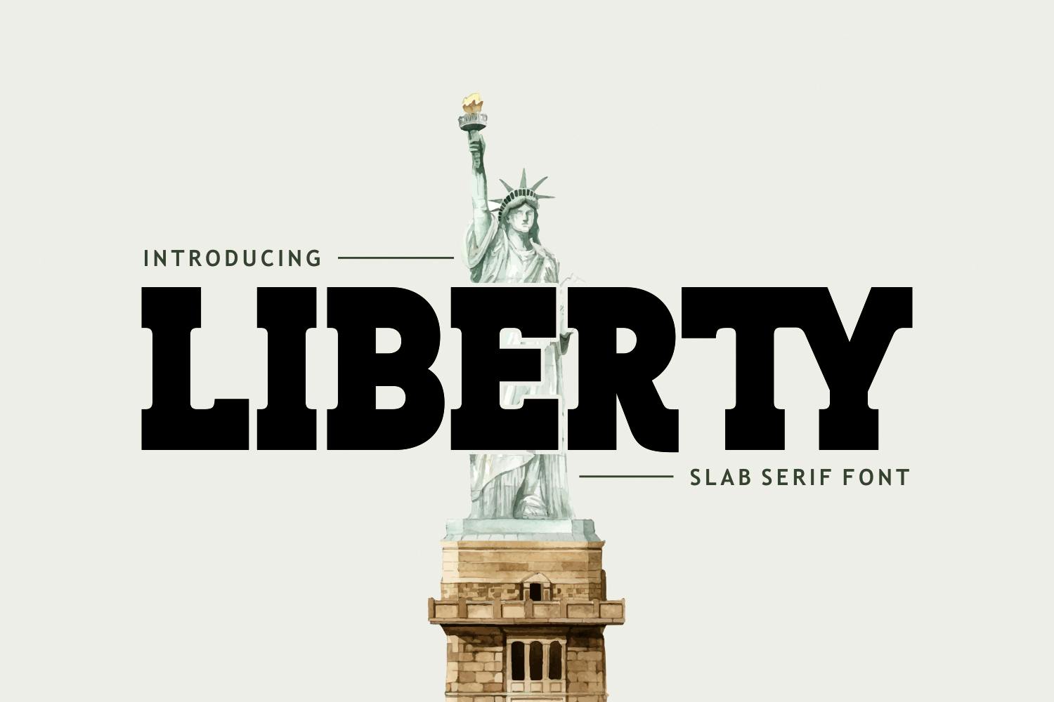 LIBERTY - Modern Cricut Font