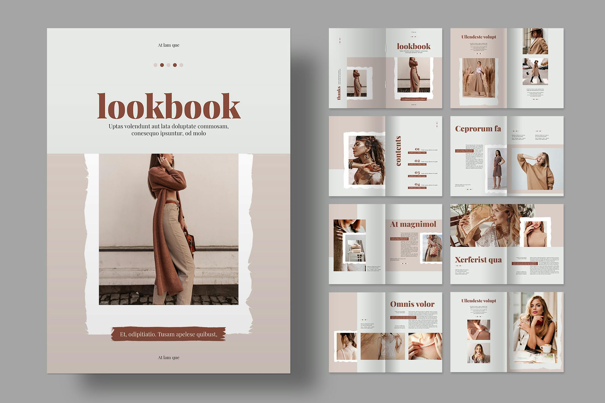 Look Book Magazine Layout for InDesign