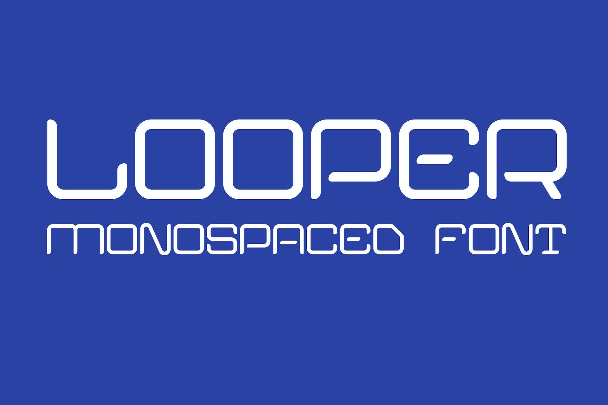 Looper Monospace Typeface