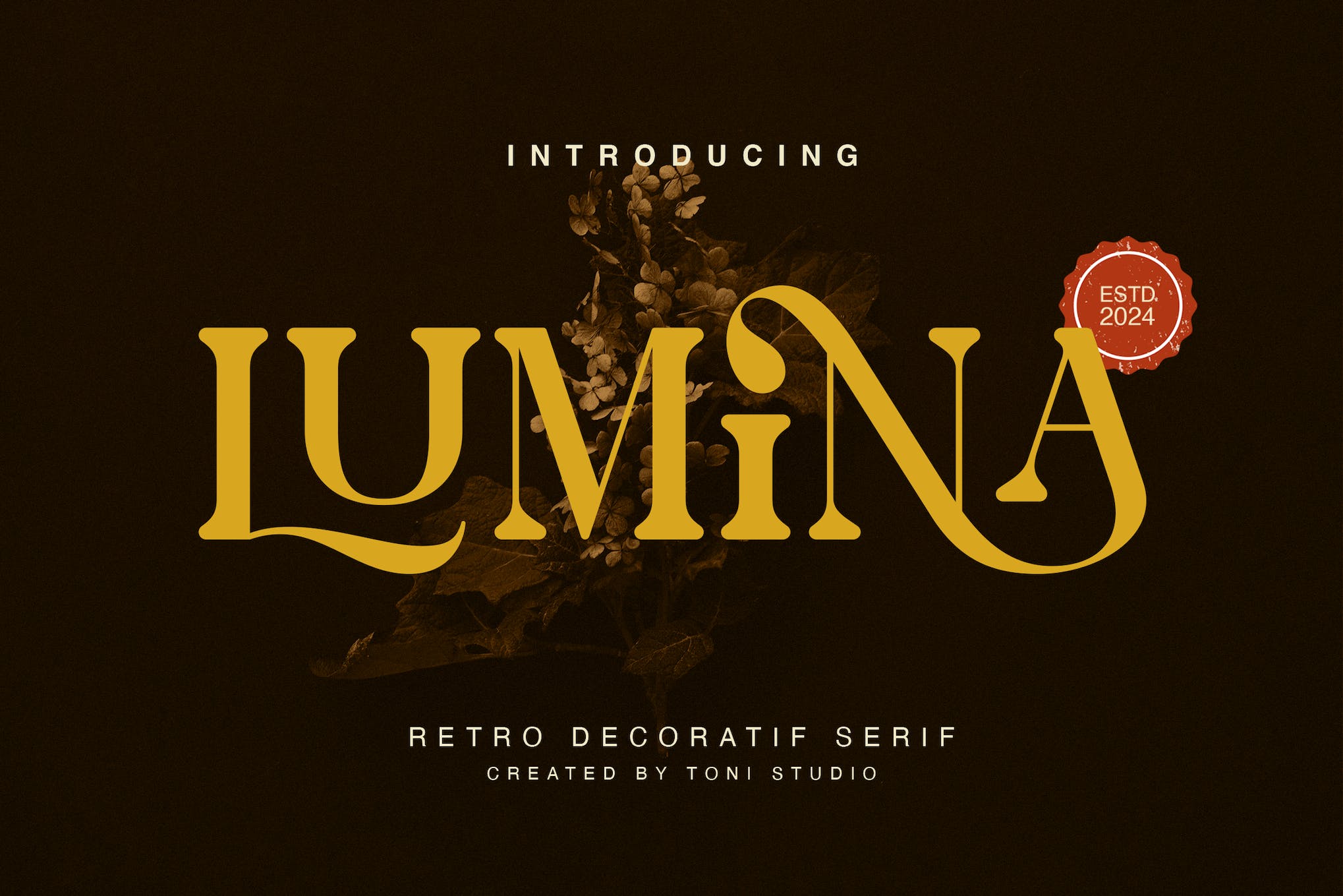 Lumina - Modern Retro Title Font