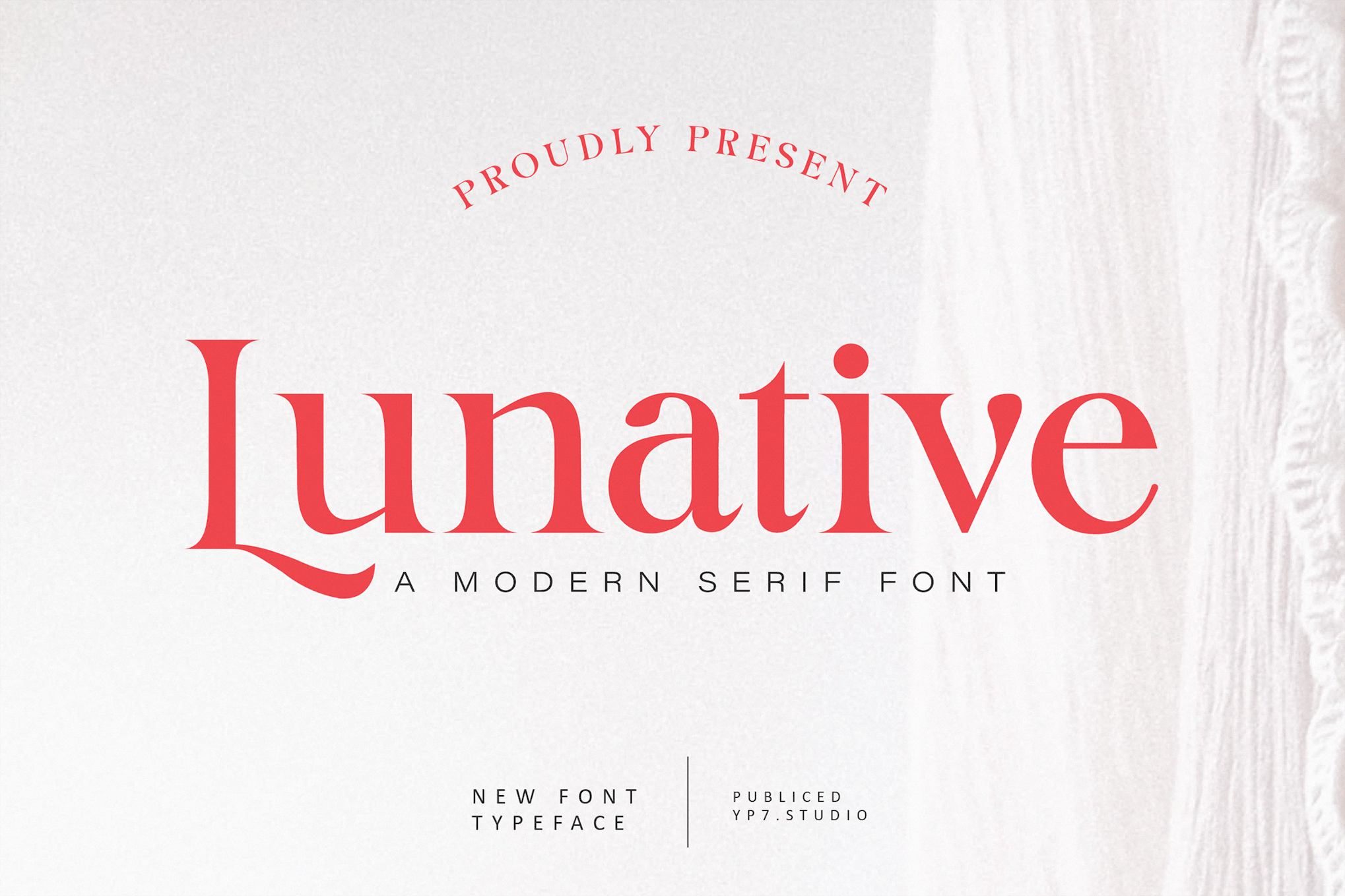 Lunative Modern Serif Font