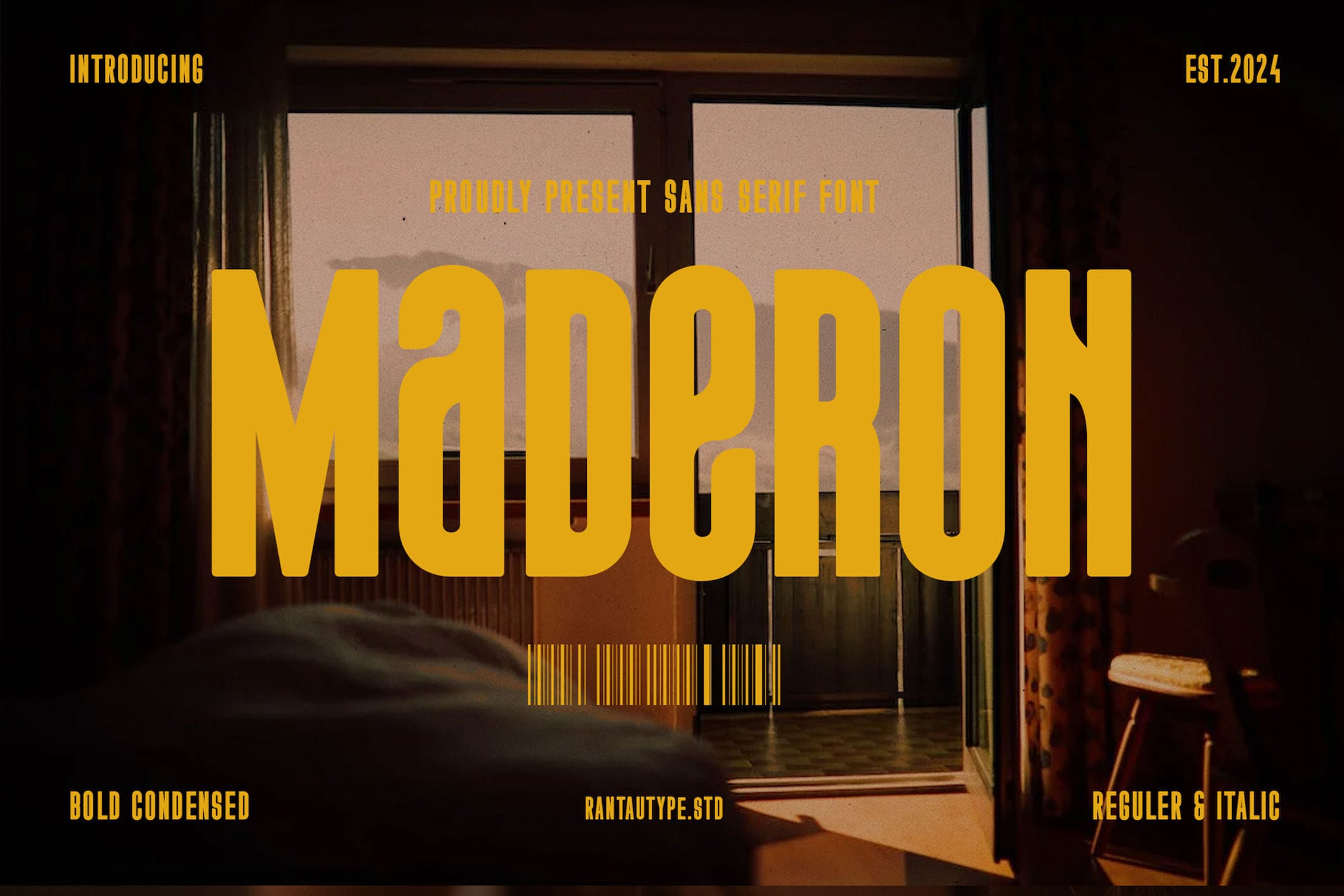 Maderon - Condensed Title Font