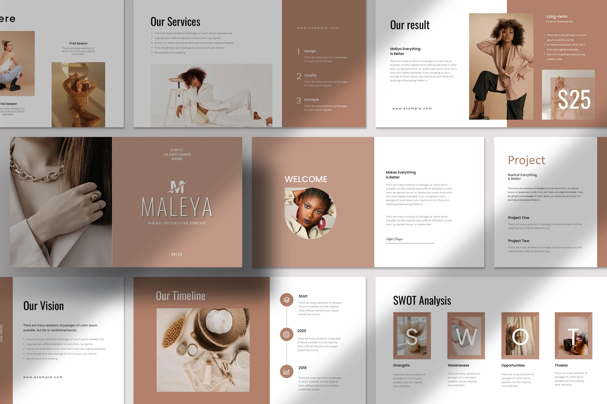 Maleya - Minimal PowerPoint Template