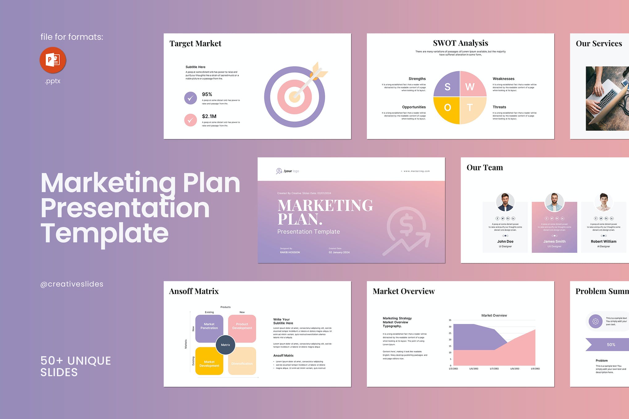 Marketing Plan PowerPoint Template