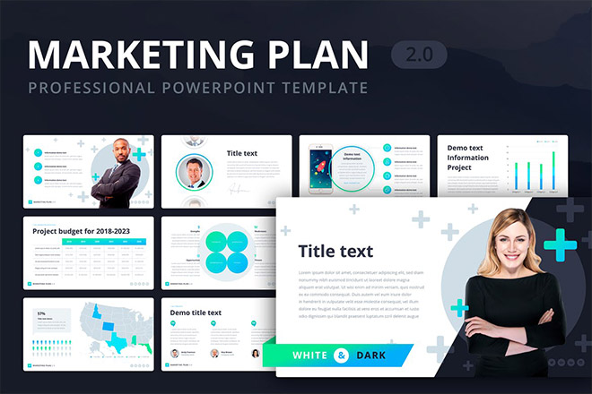55 Best Marketing Plan PowerPoint PPT Templates For 2024 Theme Junkie