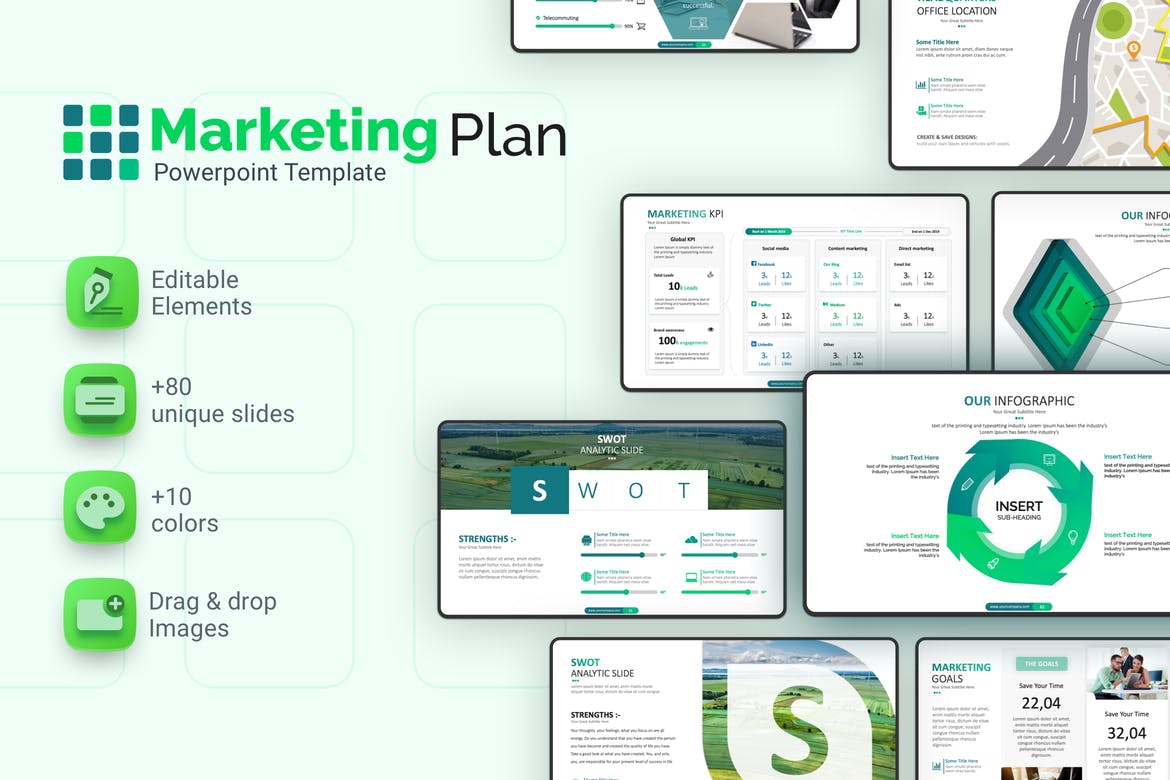 best marketing plan powerpoint presentation template