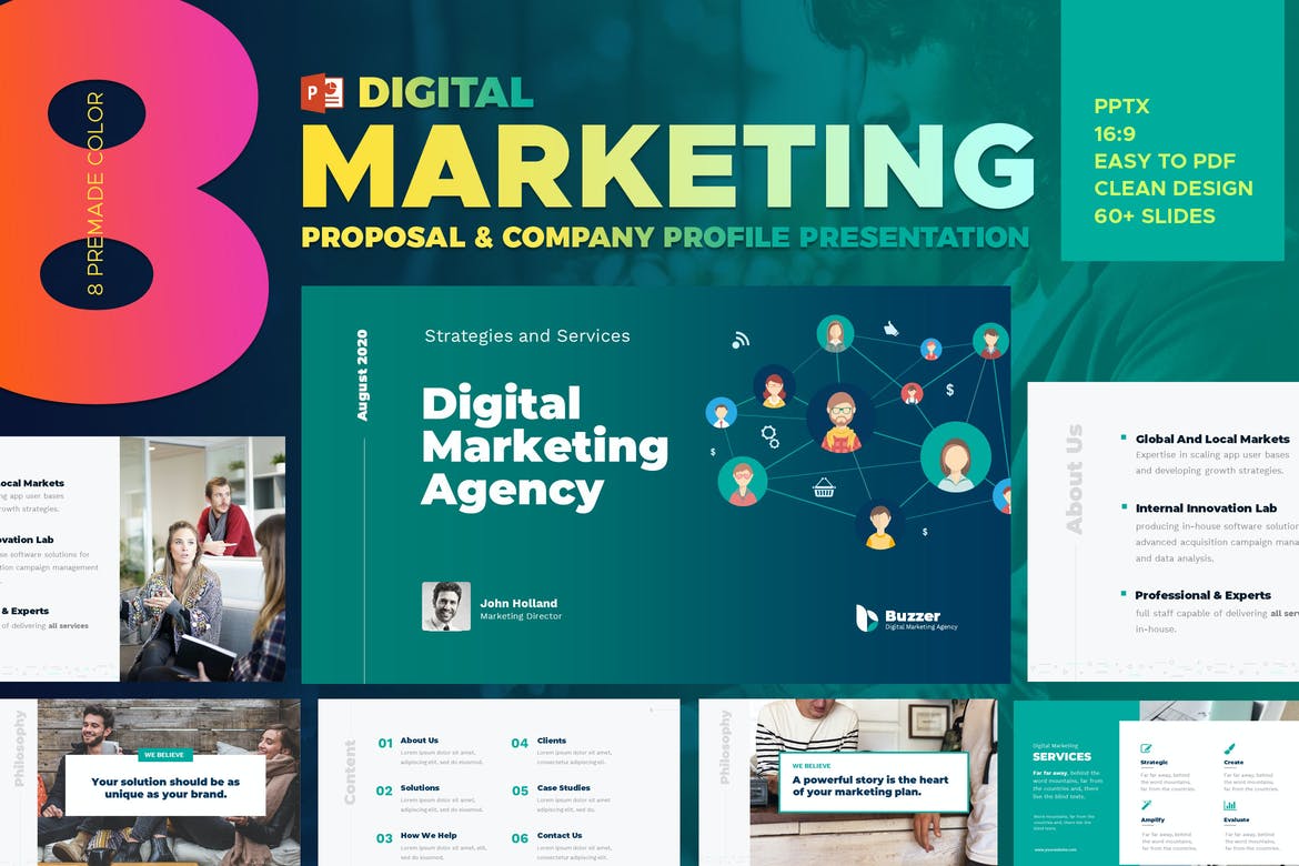 Marketing Ppt Templates Homecare24