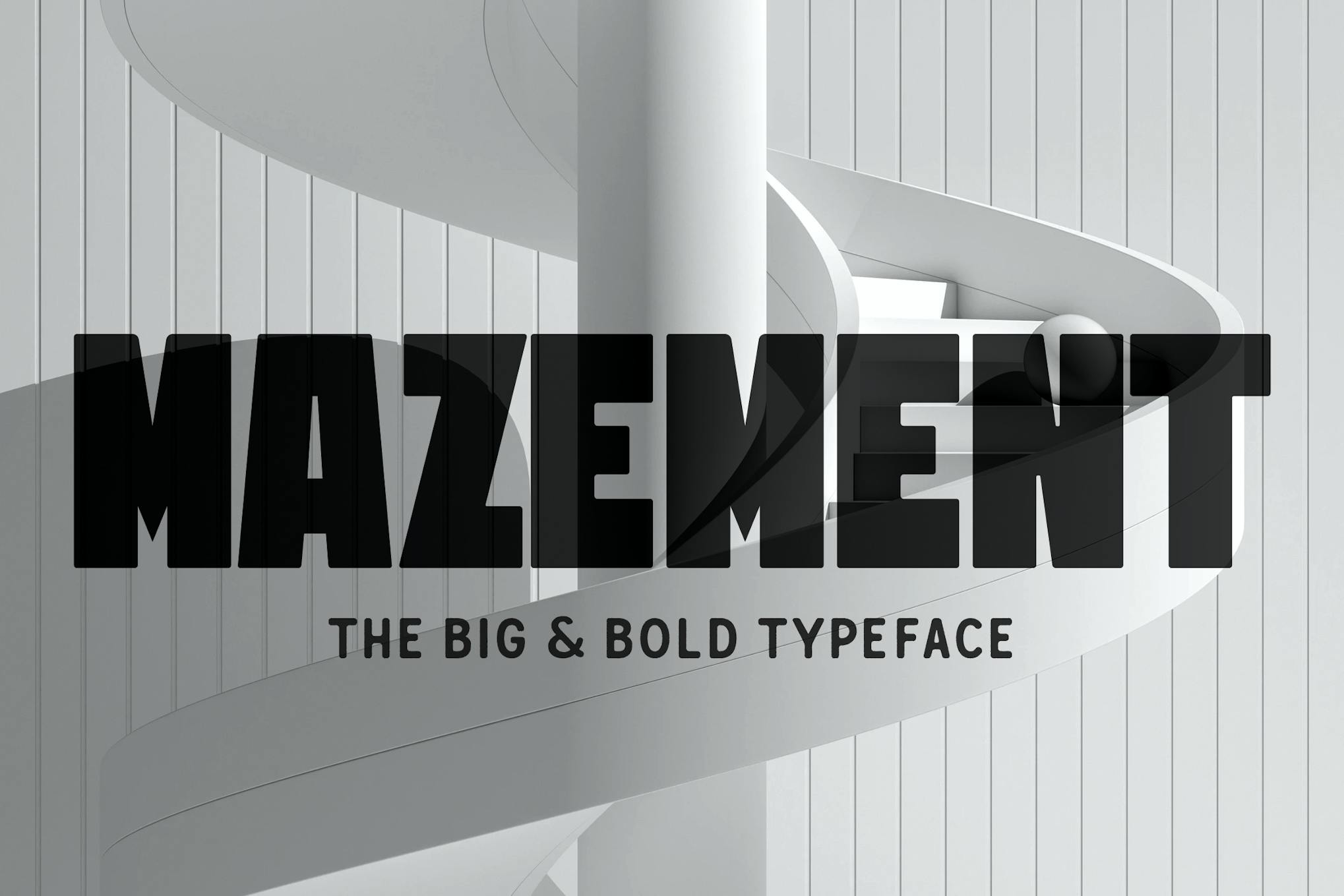 Mazement Blocky Font