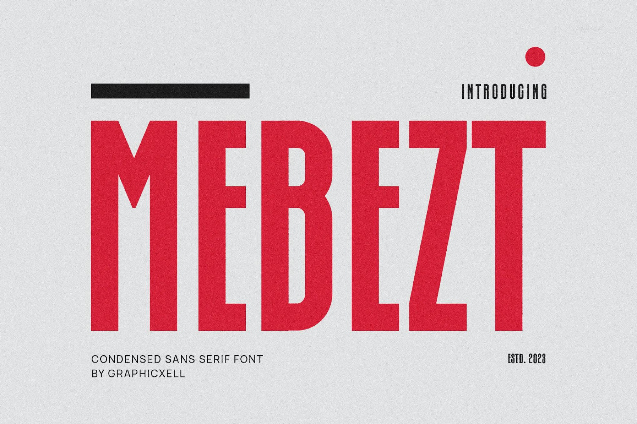 Mebezt - Modern Final Cut Pro Font