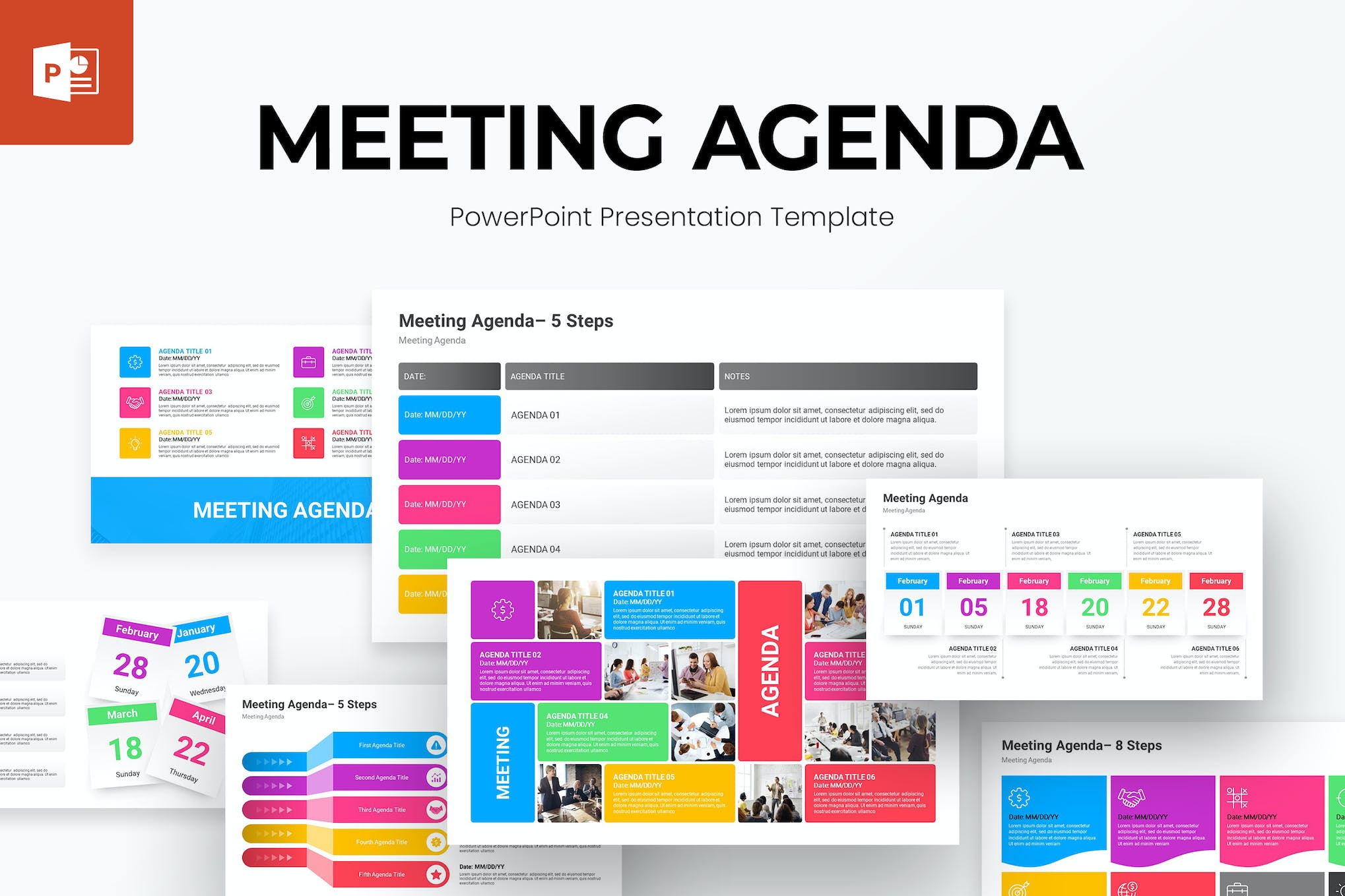 Meeting Agenda PowerPoint Presentation Template