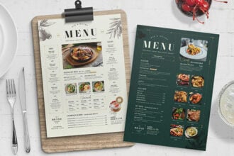 20+ Easy-to-Use Menu Templates (for Food, Drink, Restaurants + More)