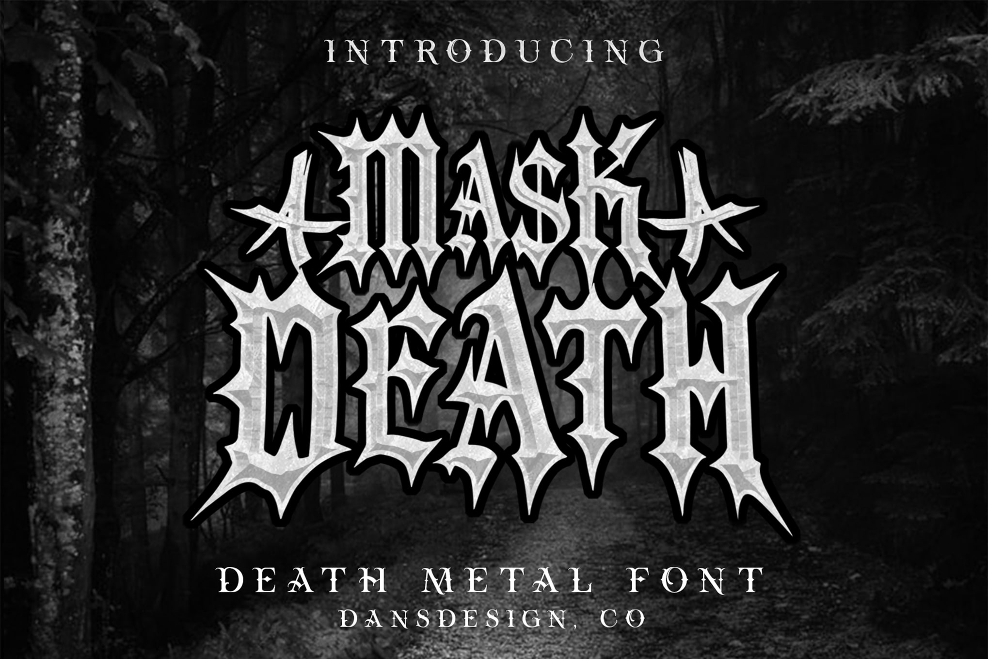 metal font