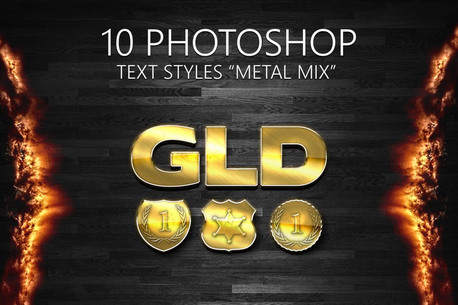 35+ Best Metallic Effects (Metallic Text, Textures, Fonts