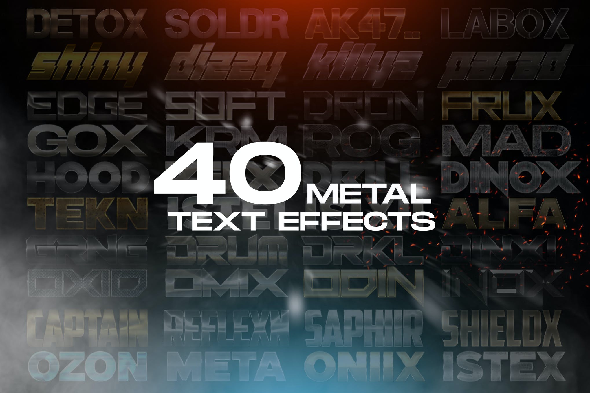 metallic effect photoshop