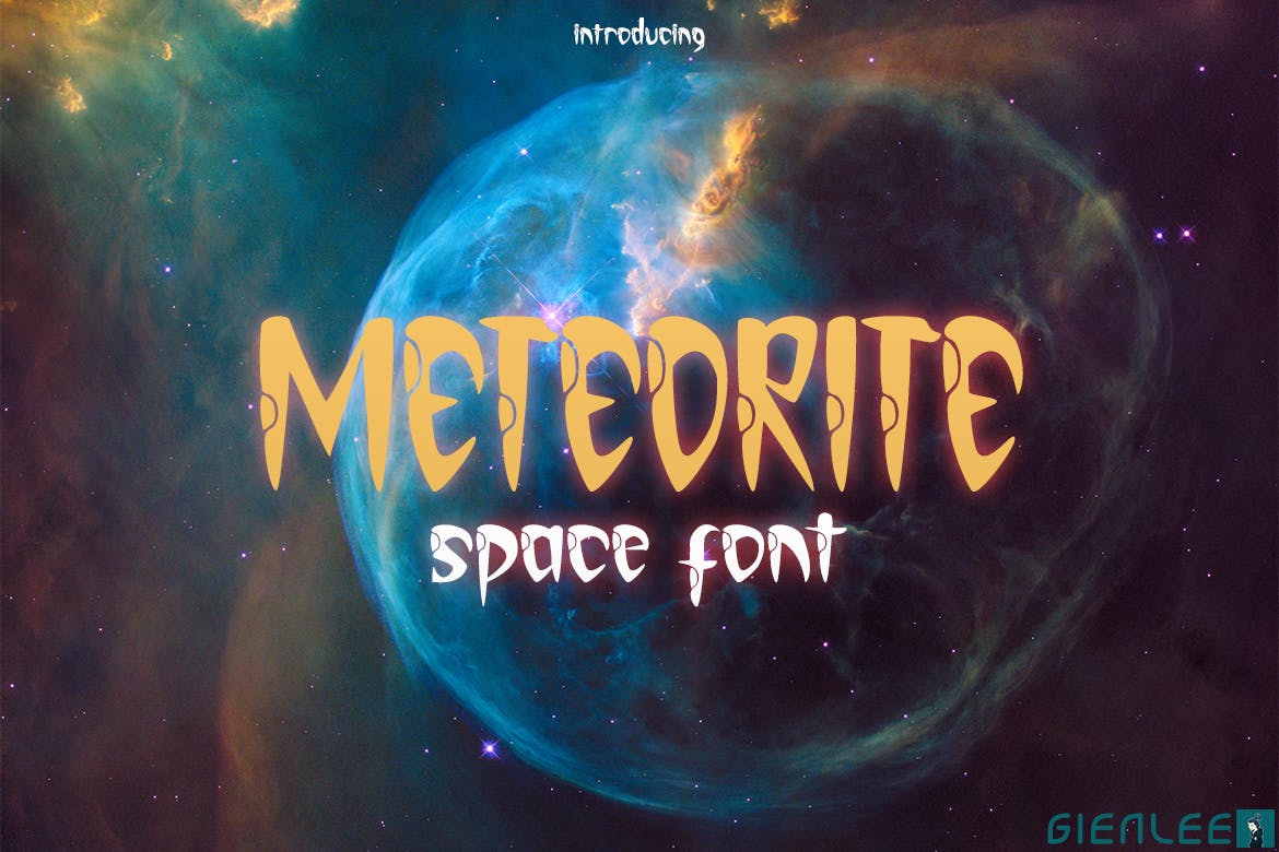 Meteorite Space Typeface