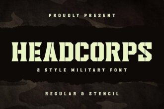 25+ Best Military Fonts for Modern Army Typography