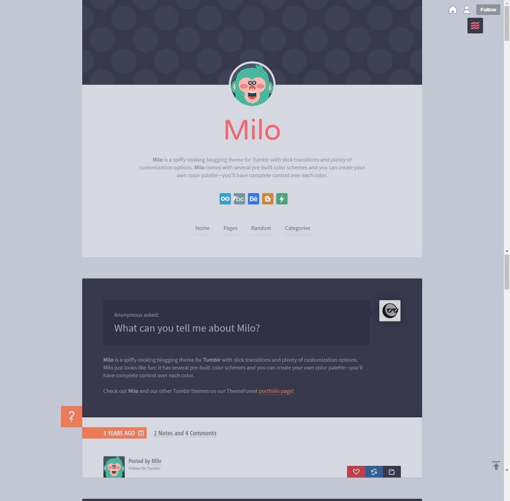 milo-cute-tumblr-theme