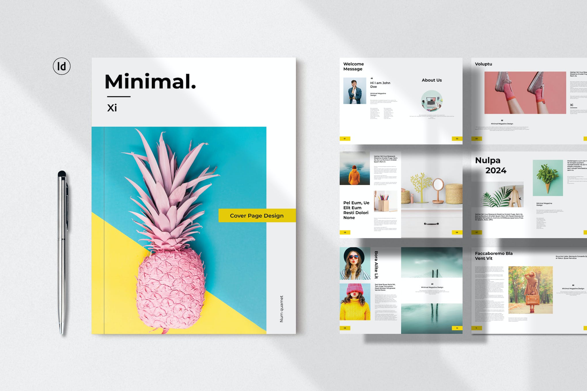 Minimal InDesign Brochure Template