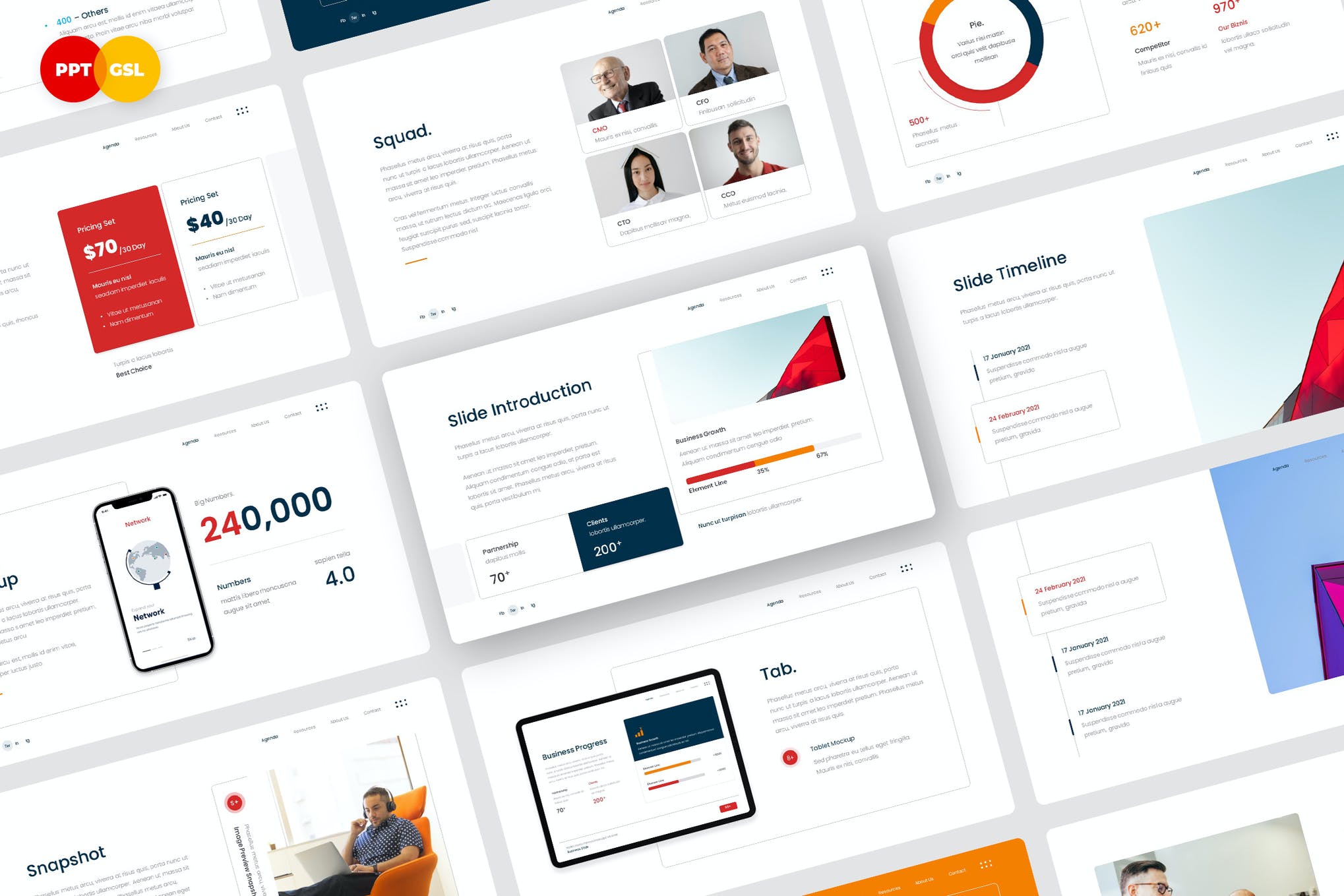 minimal powerpoint template