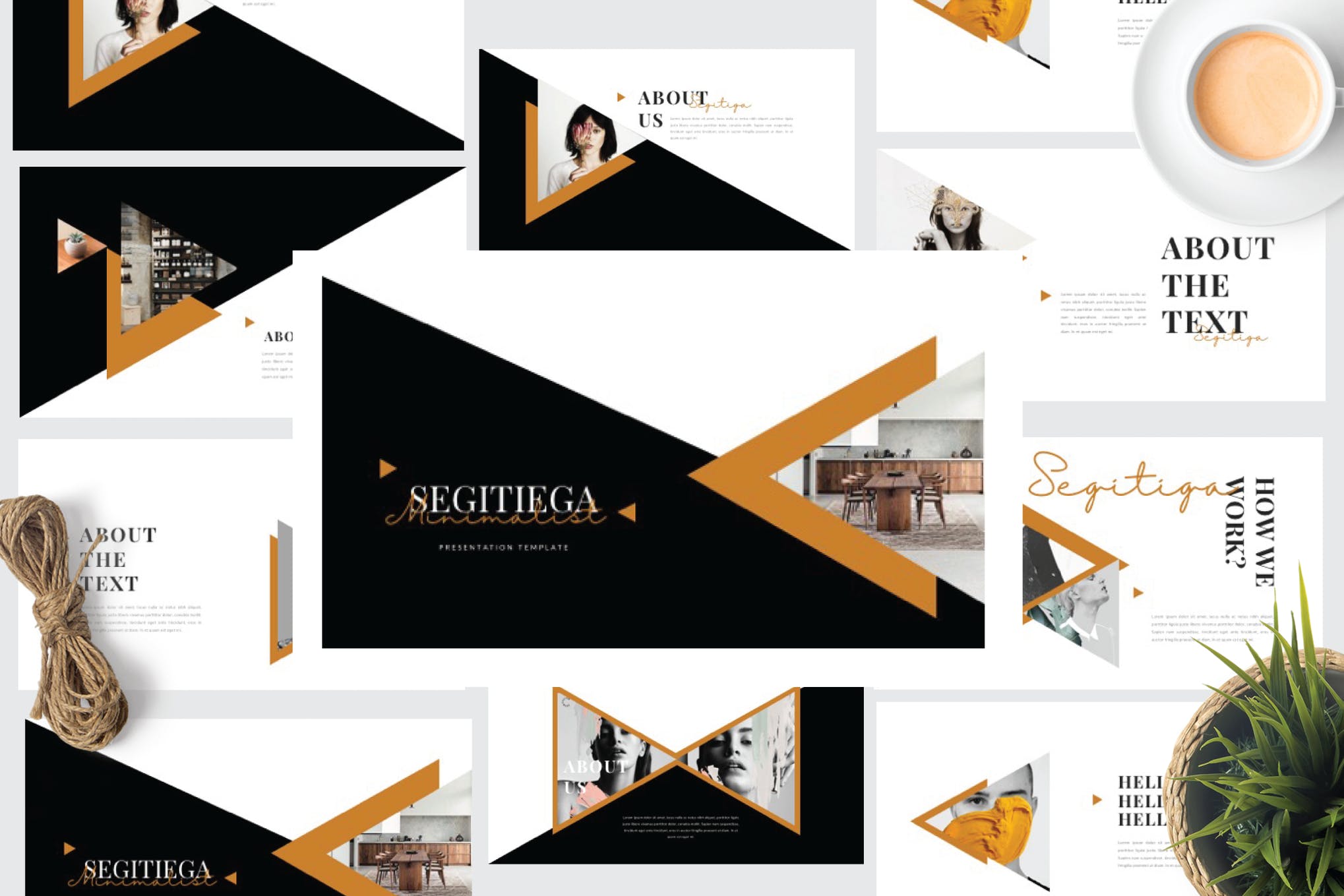 20 Template PowerPoint Minimalis Gratis Pro Minimal PPT 2021 