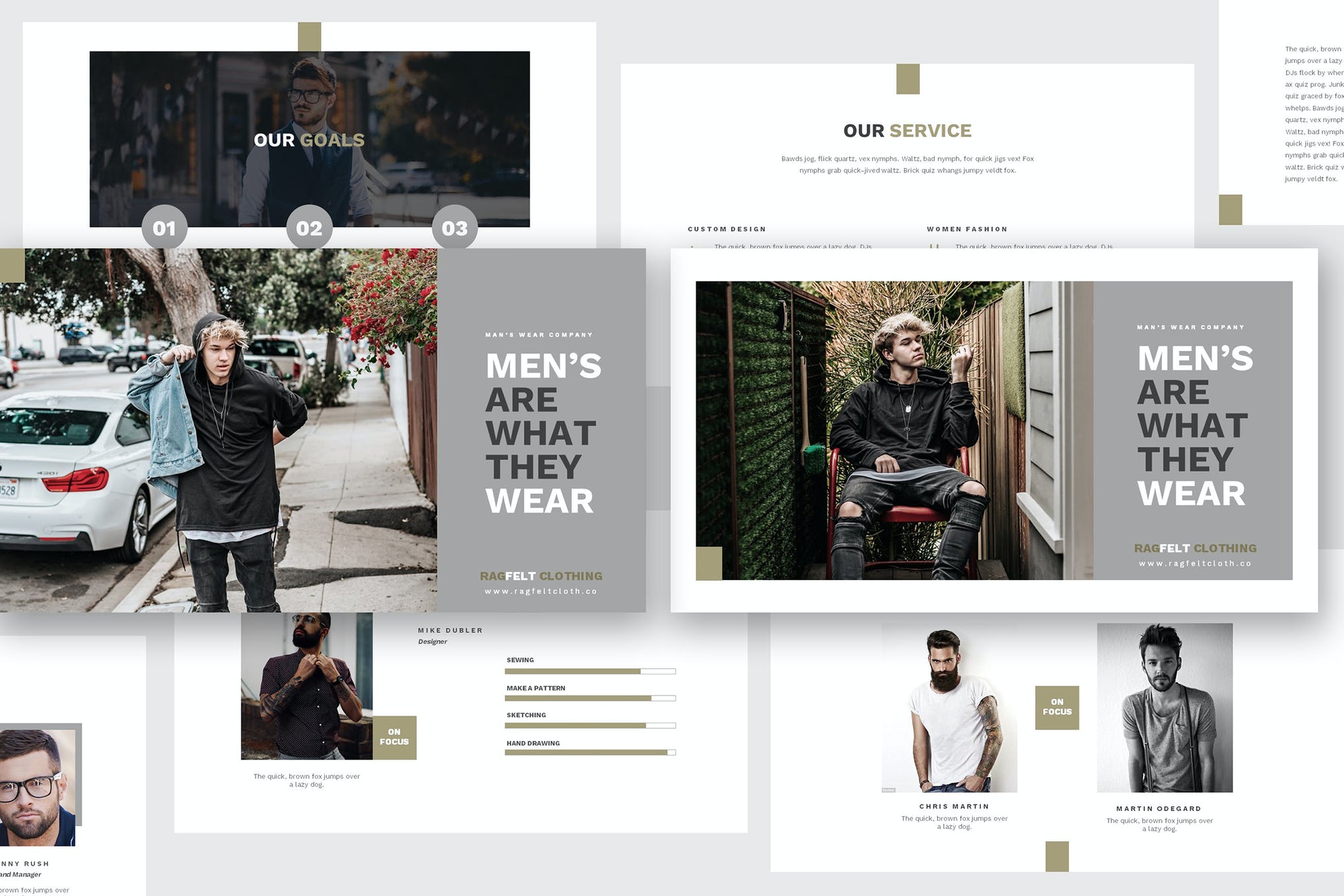 minimalist business presentation templates