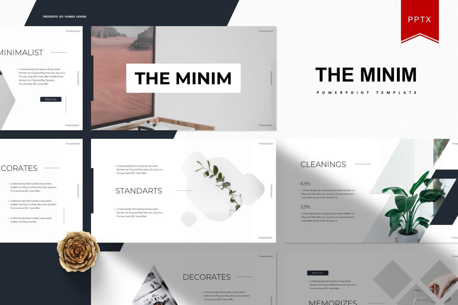 45 Minimalist PowerPoint Templates Free Pro Minimal PPT 2024 Theme Junkie