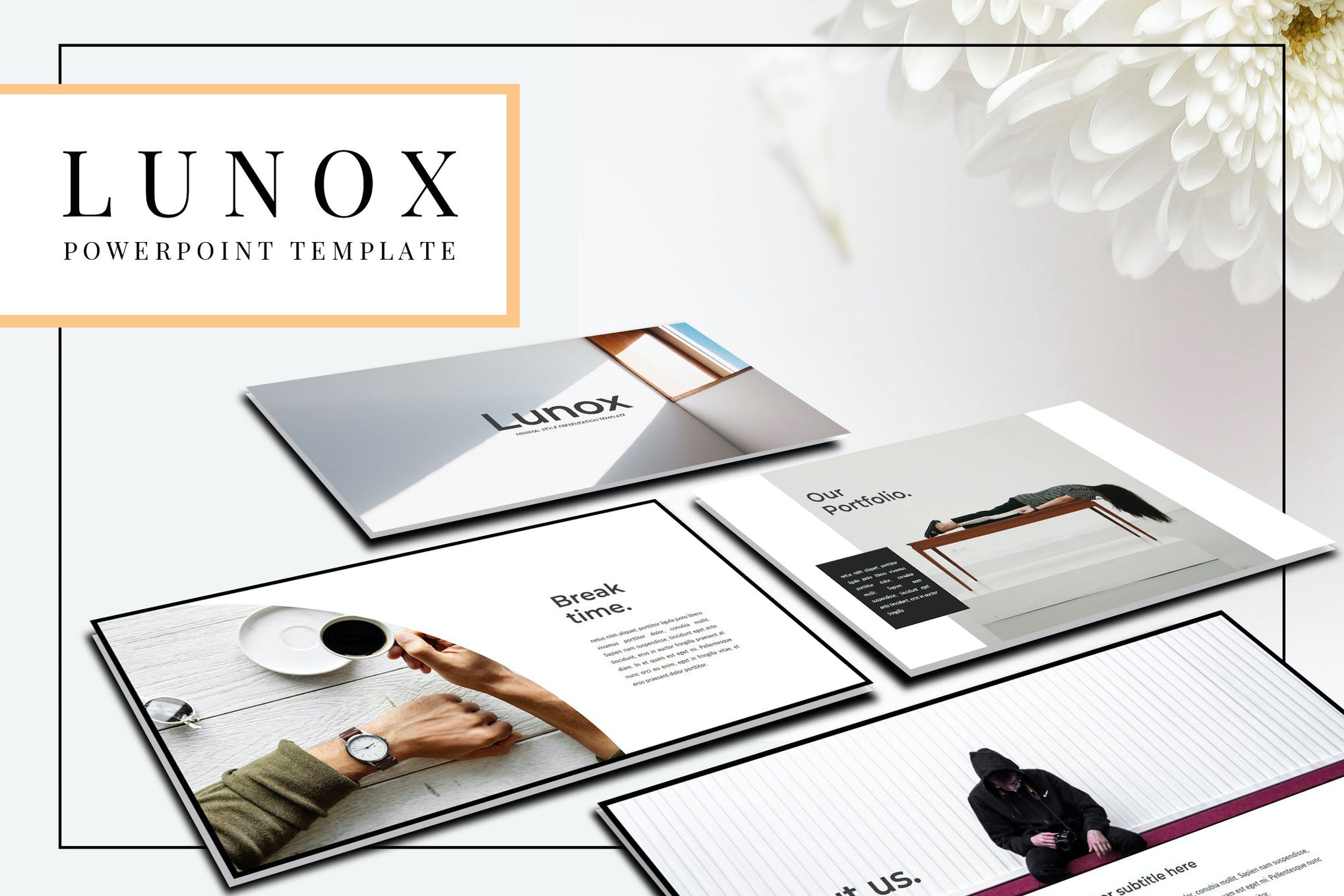 minimalist business presentation templates