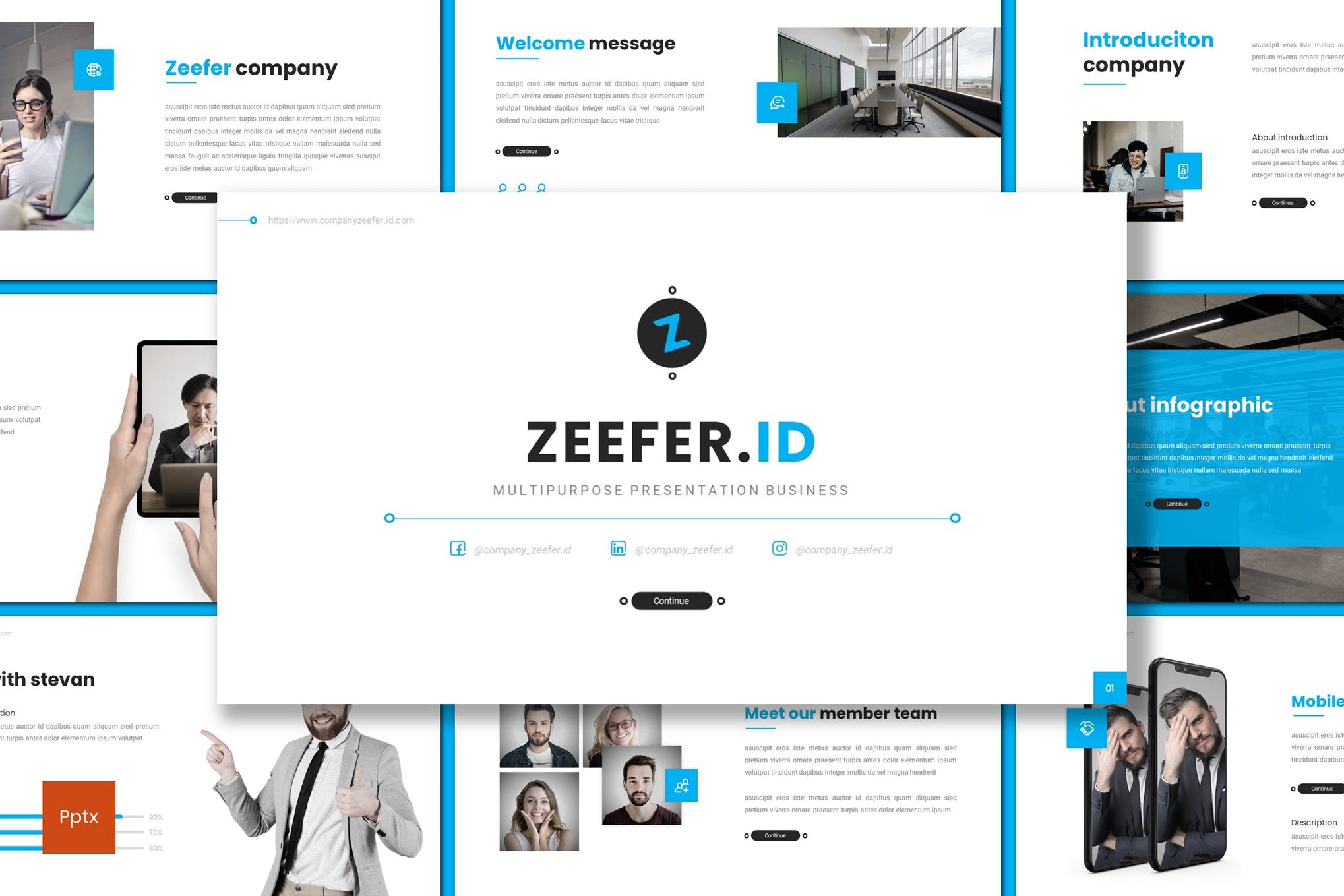 Minimalist Powerpoint Template Slidemodel Riset