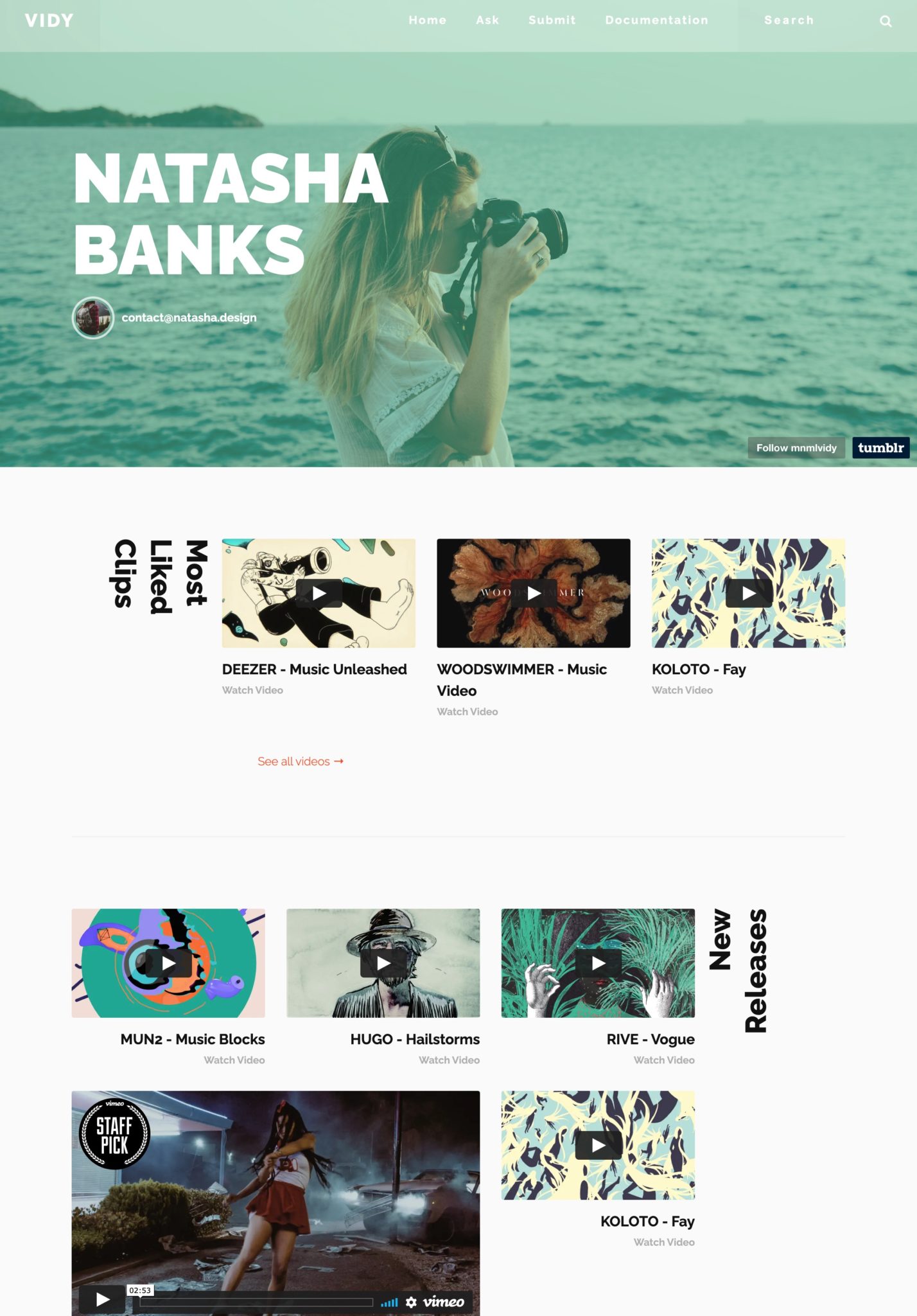 minimal tumblr themes