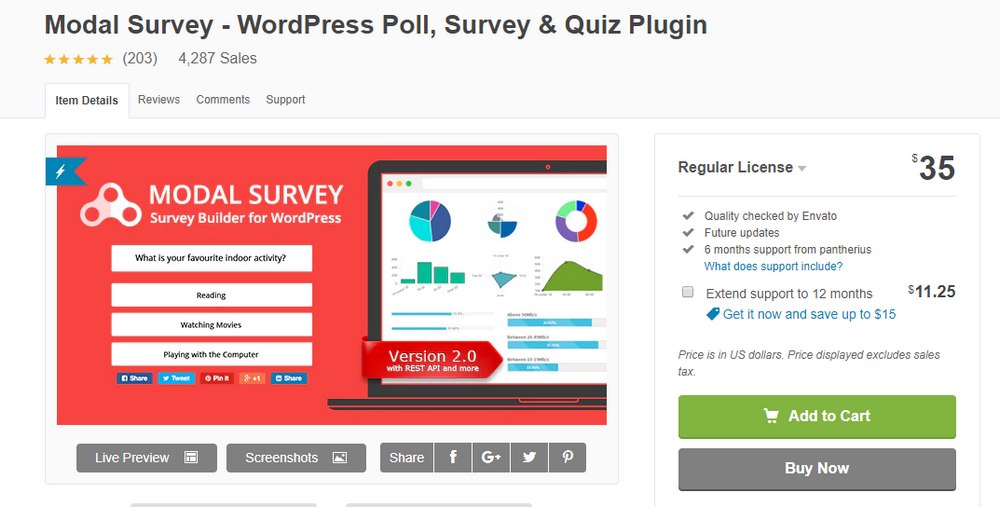 modal survey