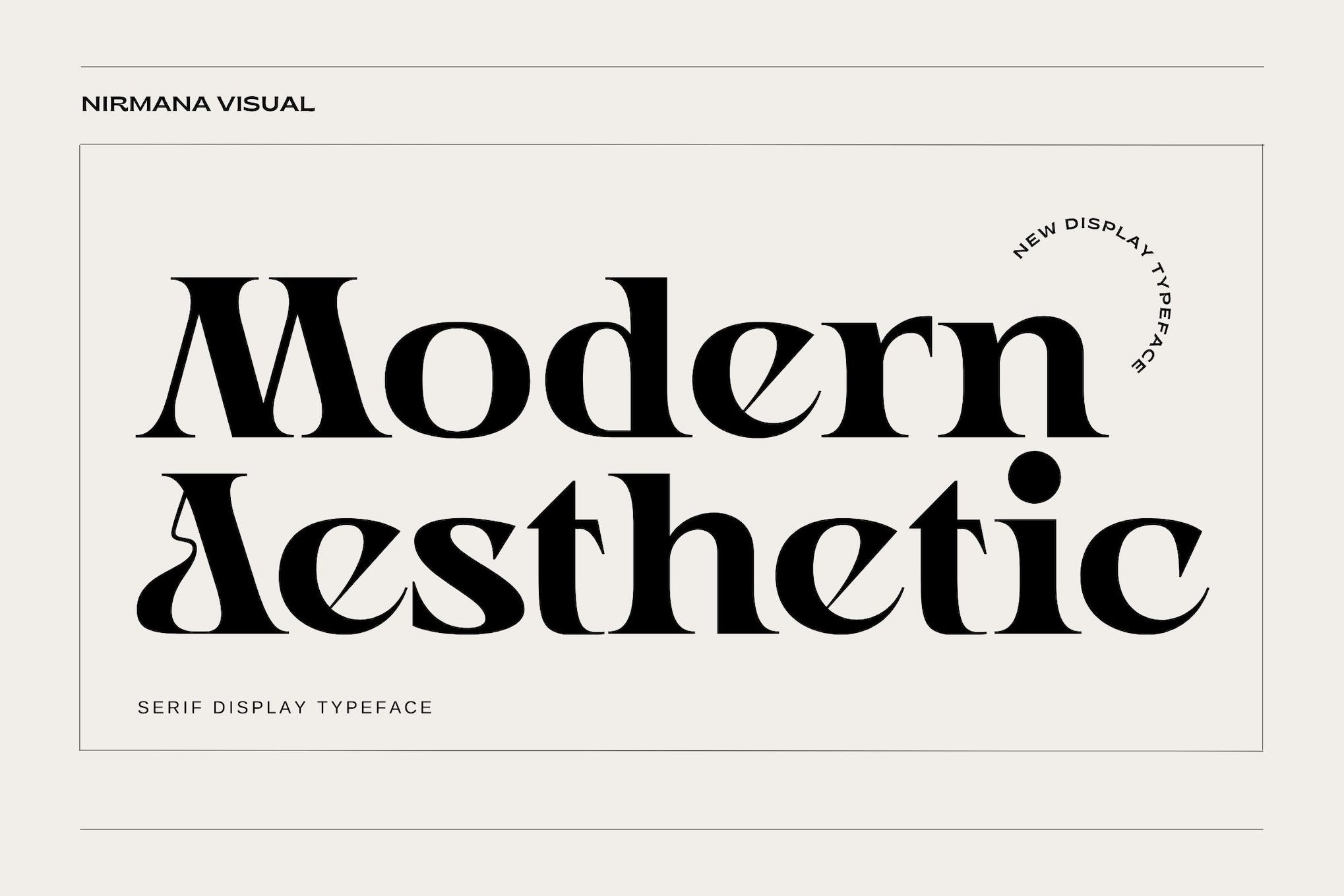 Modern Aesthetic Sans Serif