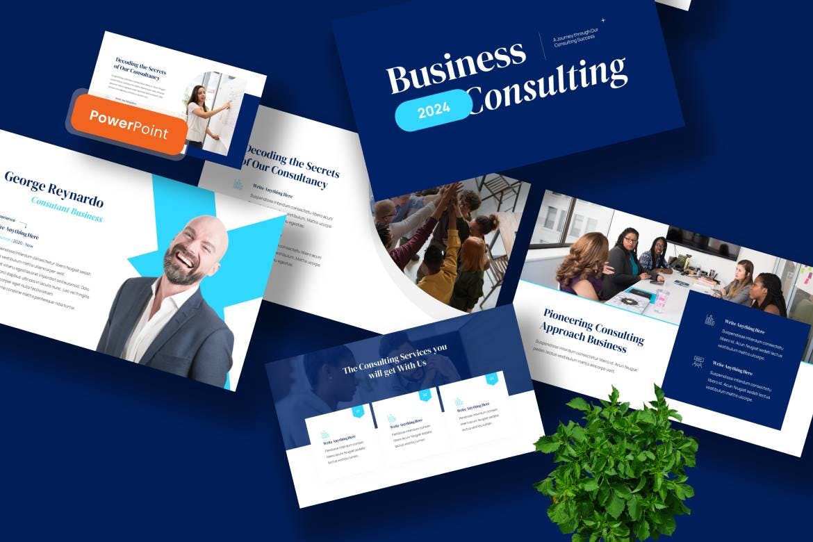 Modern Business Consulting PowerPoint Template