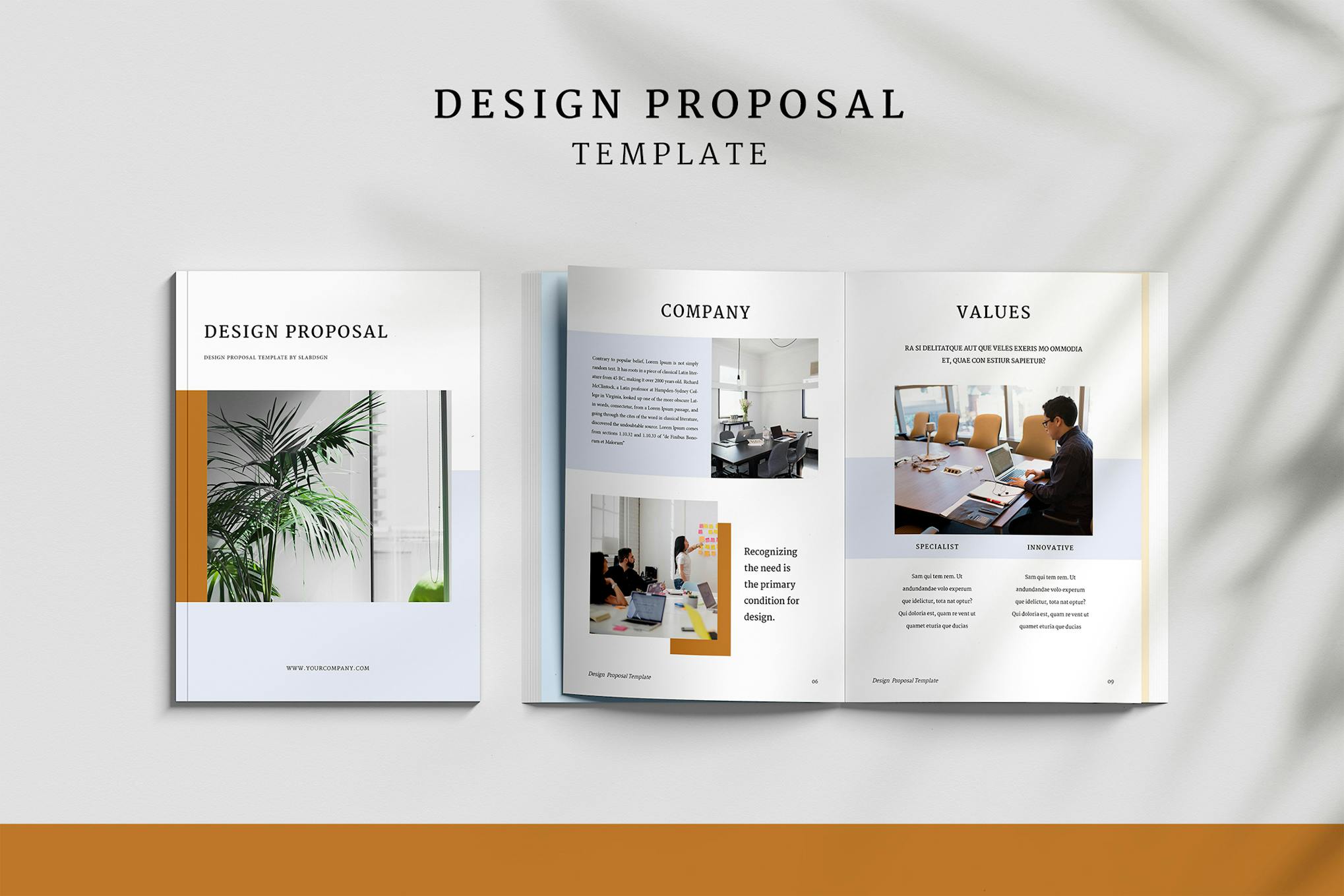 Modern Design Proposal InDesign Template