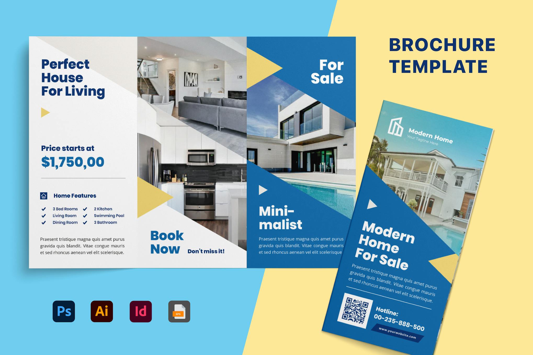 Modern Home Tri-Fold Template