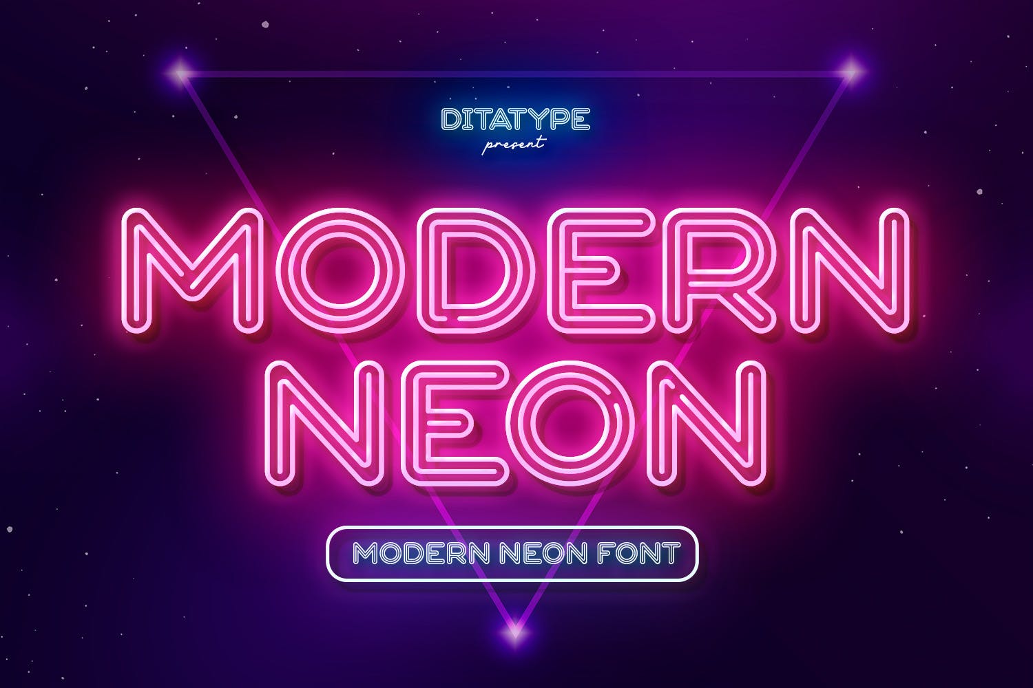 Modern Neon Script