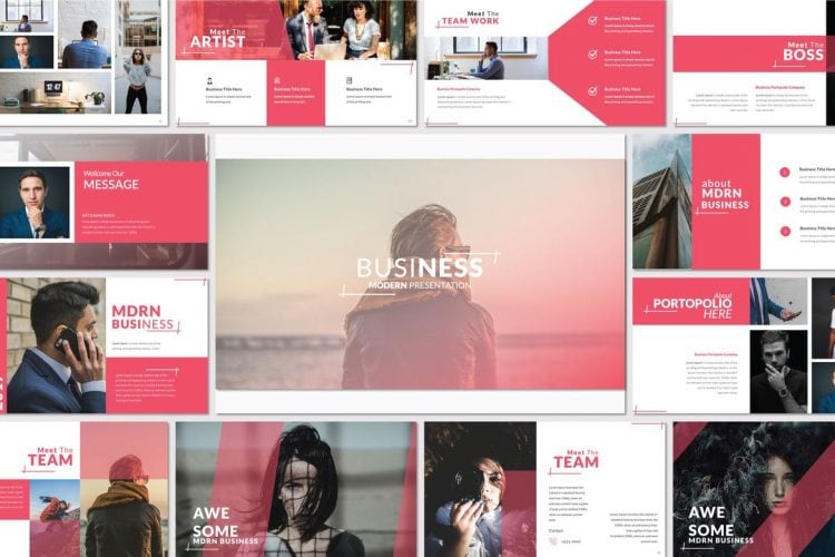 modern theme for powerpoint presentation