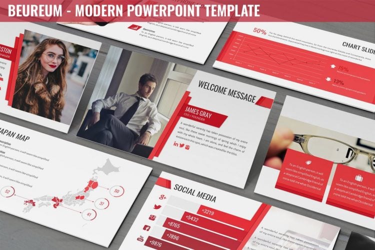 modern theme for powerpoint presentation