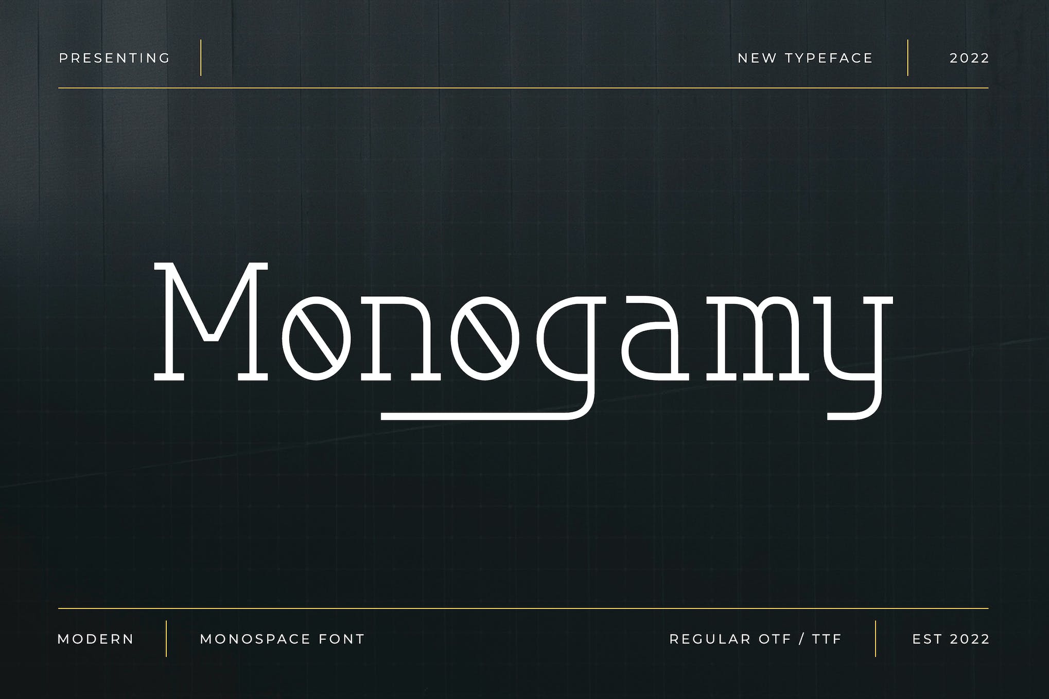 Monogamy Modern Monospace Font