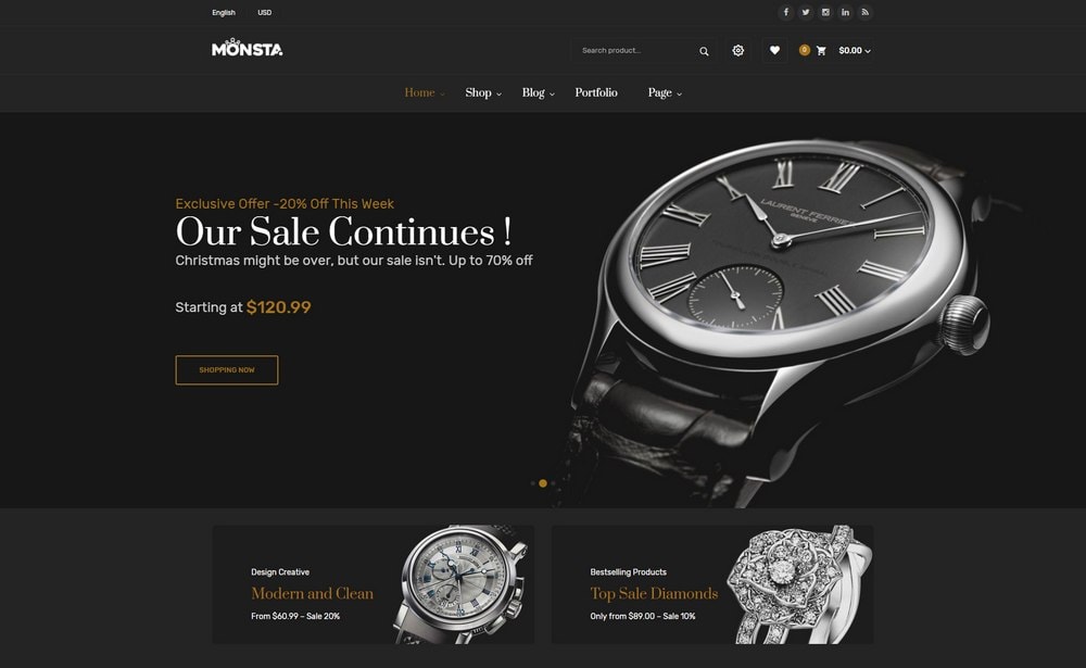 monsta-woocommerce-theme