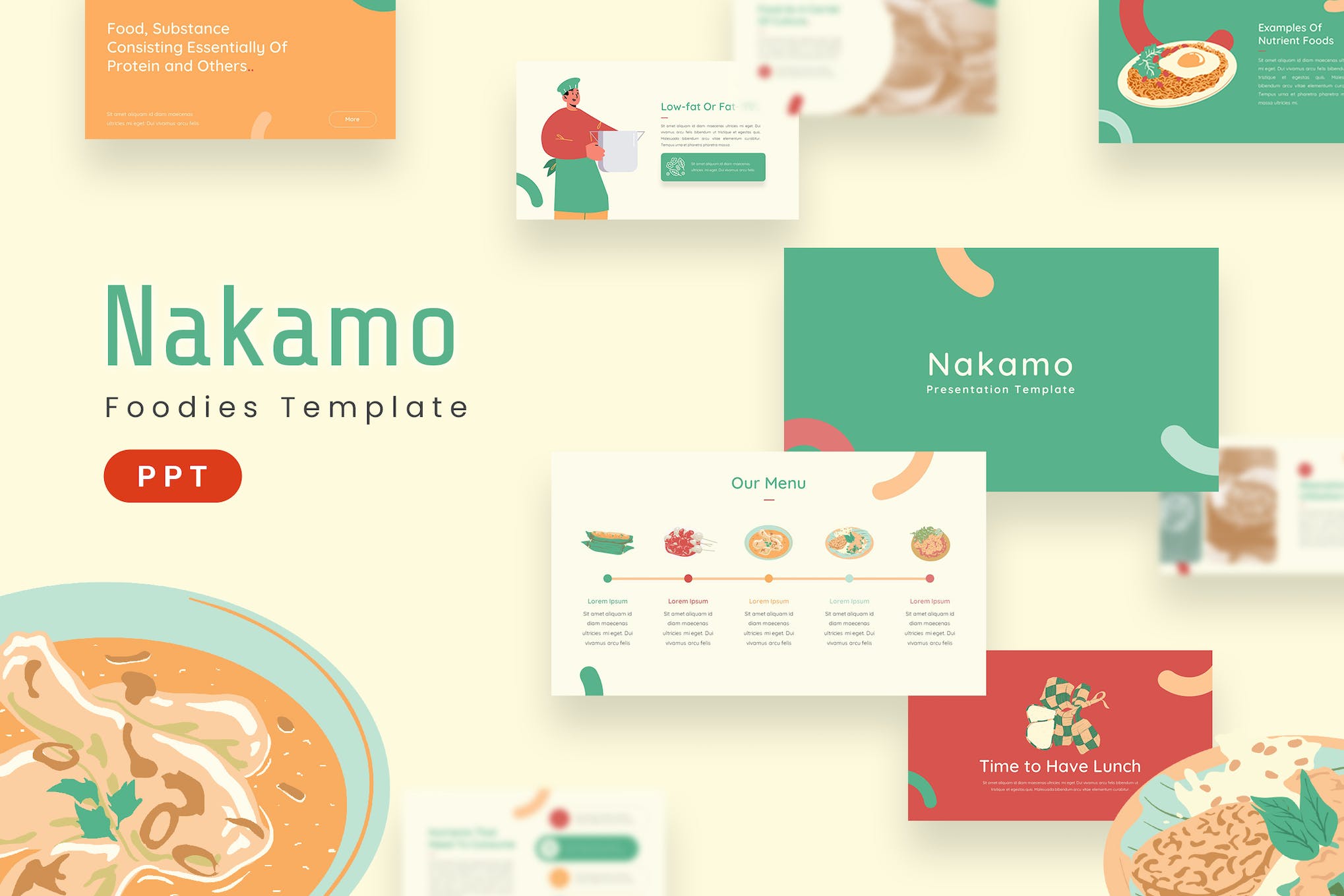 Nakamo - Cute & Friendly PowerPoint Template