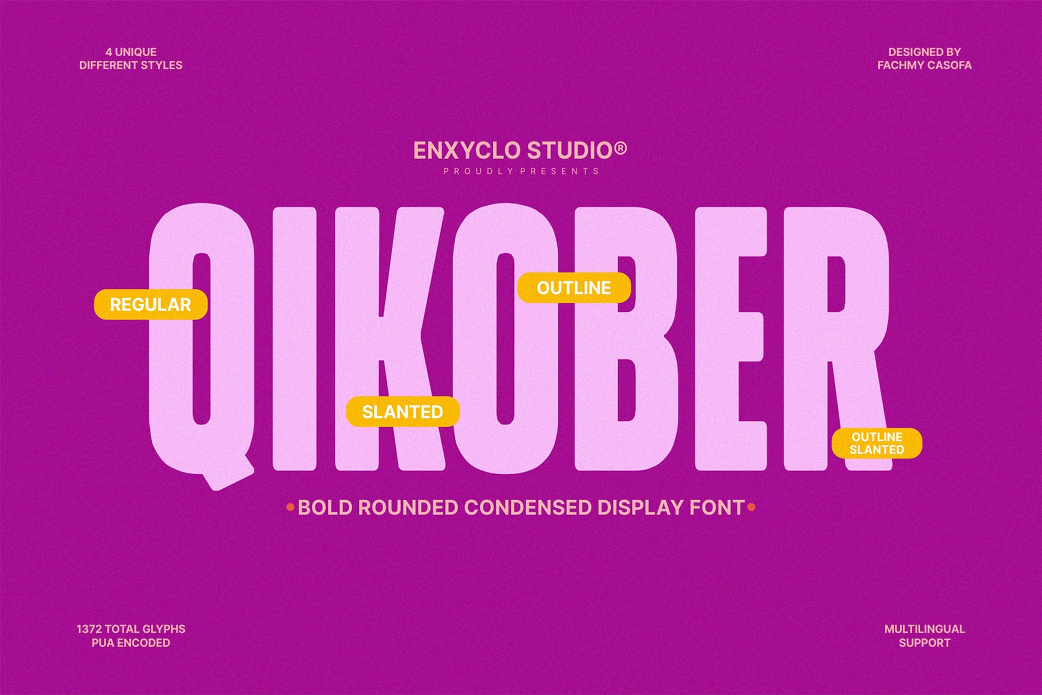 NCL Qikober Bold Rounded Condensed