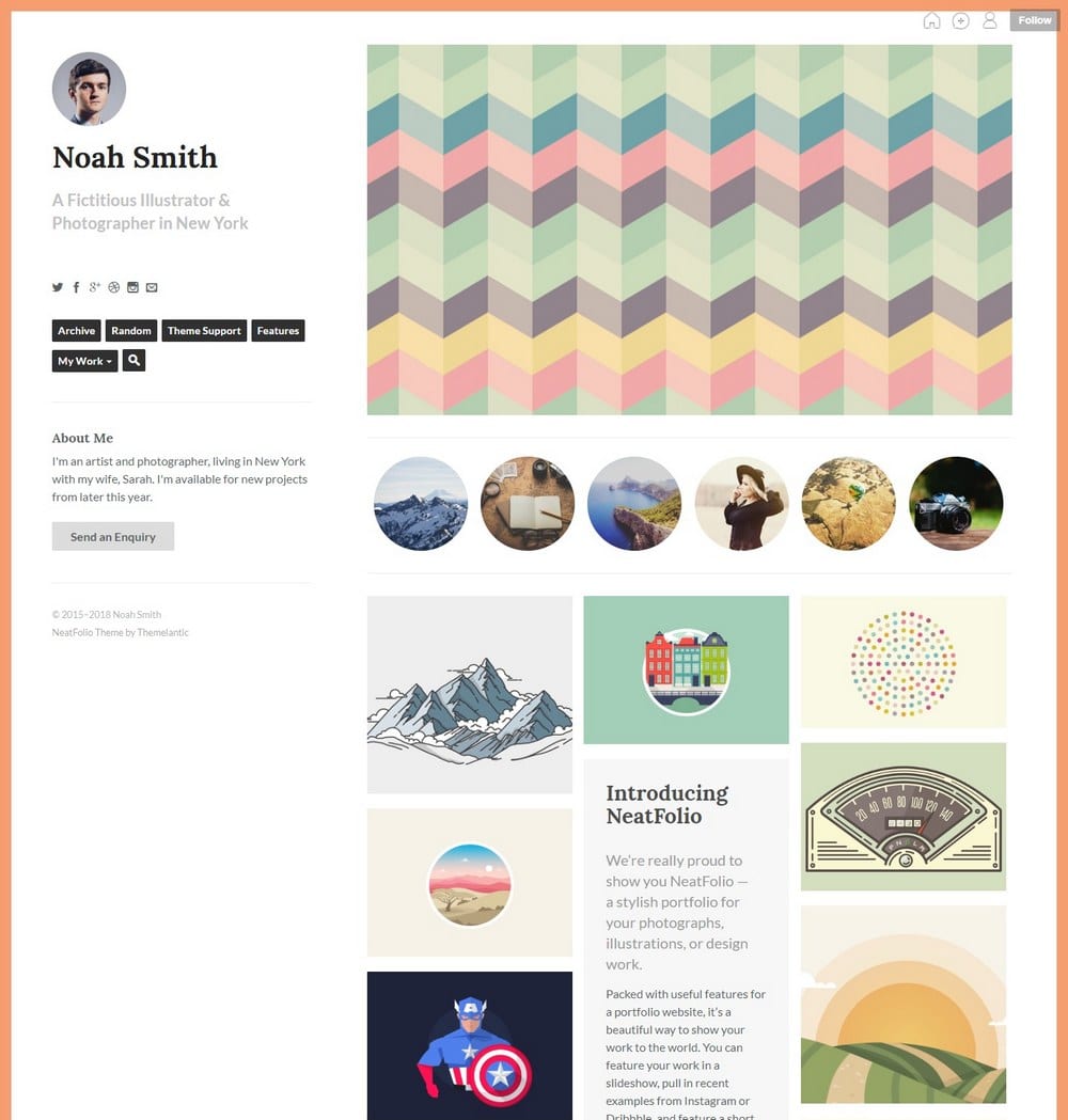 neatfolio-grid-tumblr-theme