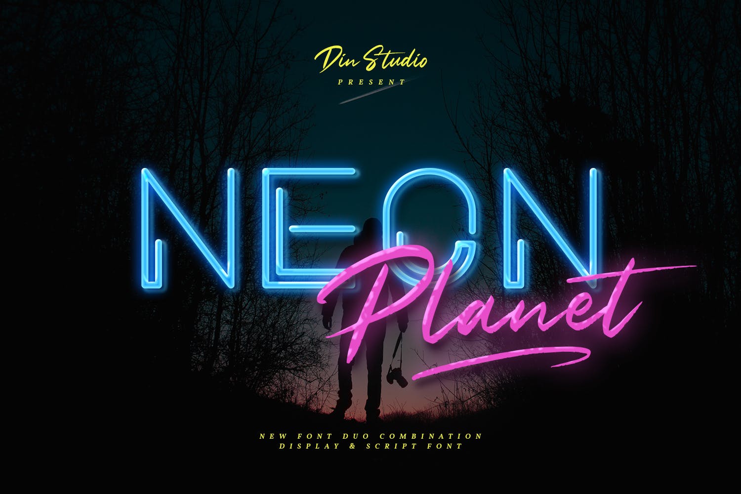 Neon Planet Display Duo