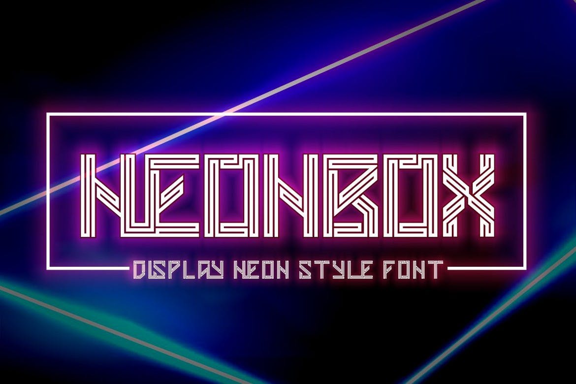 Neonbox Display Neon Style