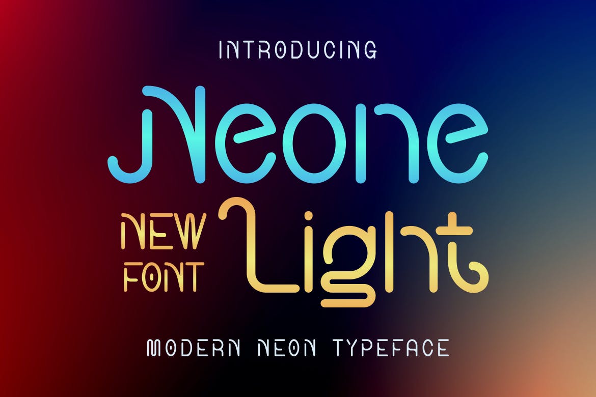 Neone Light Modern Font