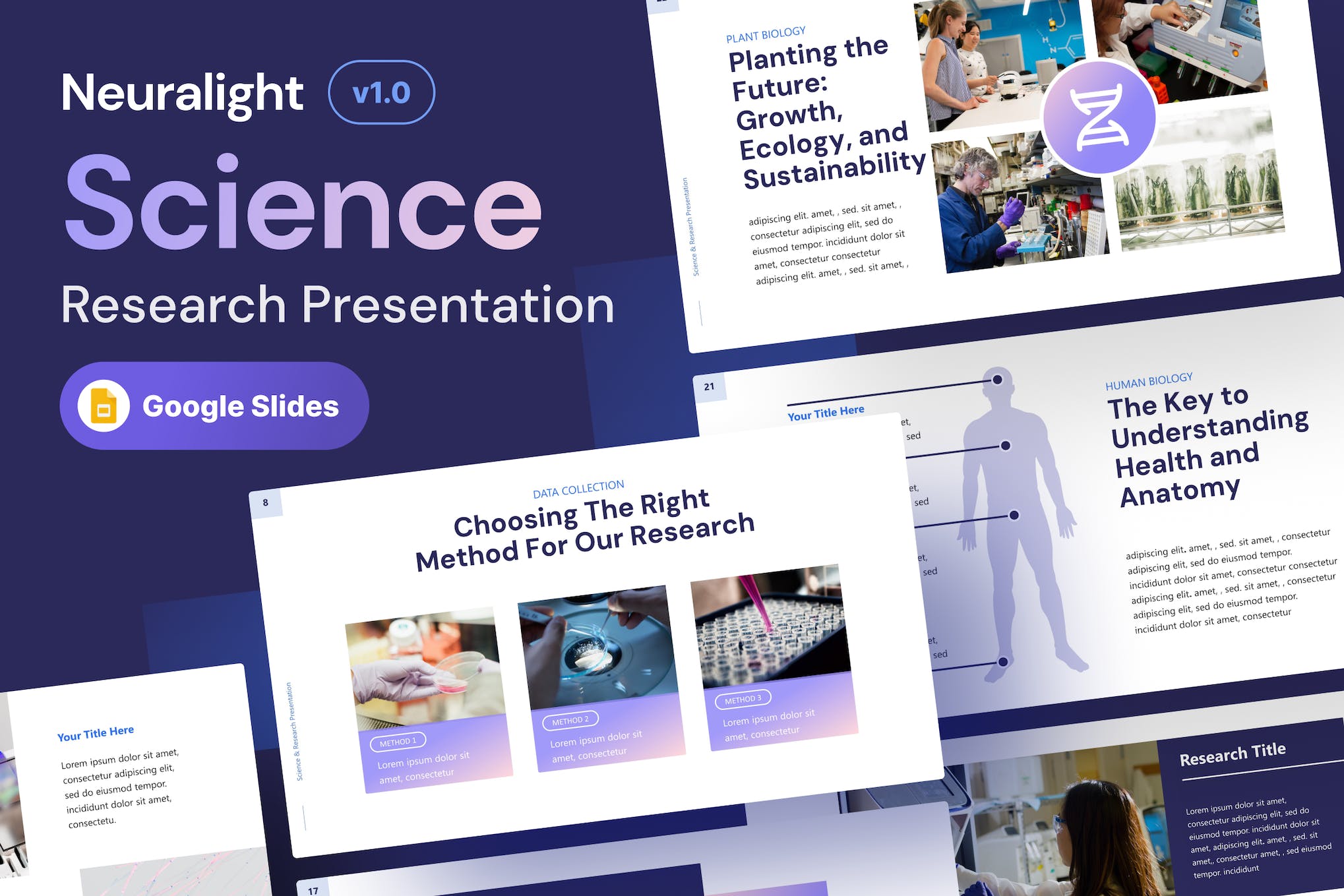 Neuralight Science Google Slides Template