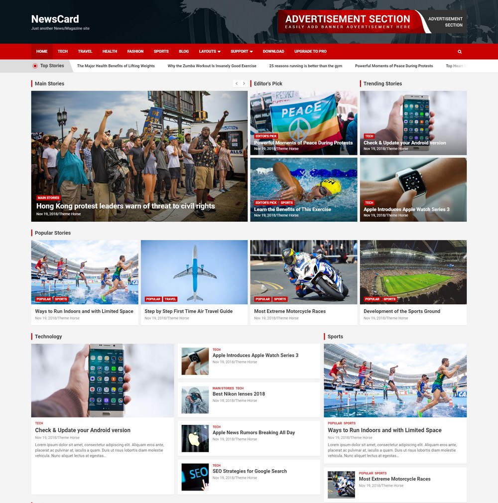 newscard-free-wp-theme