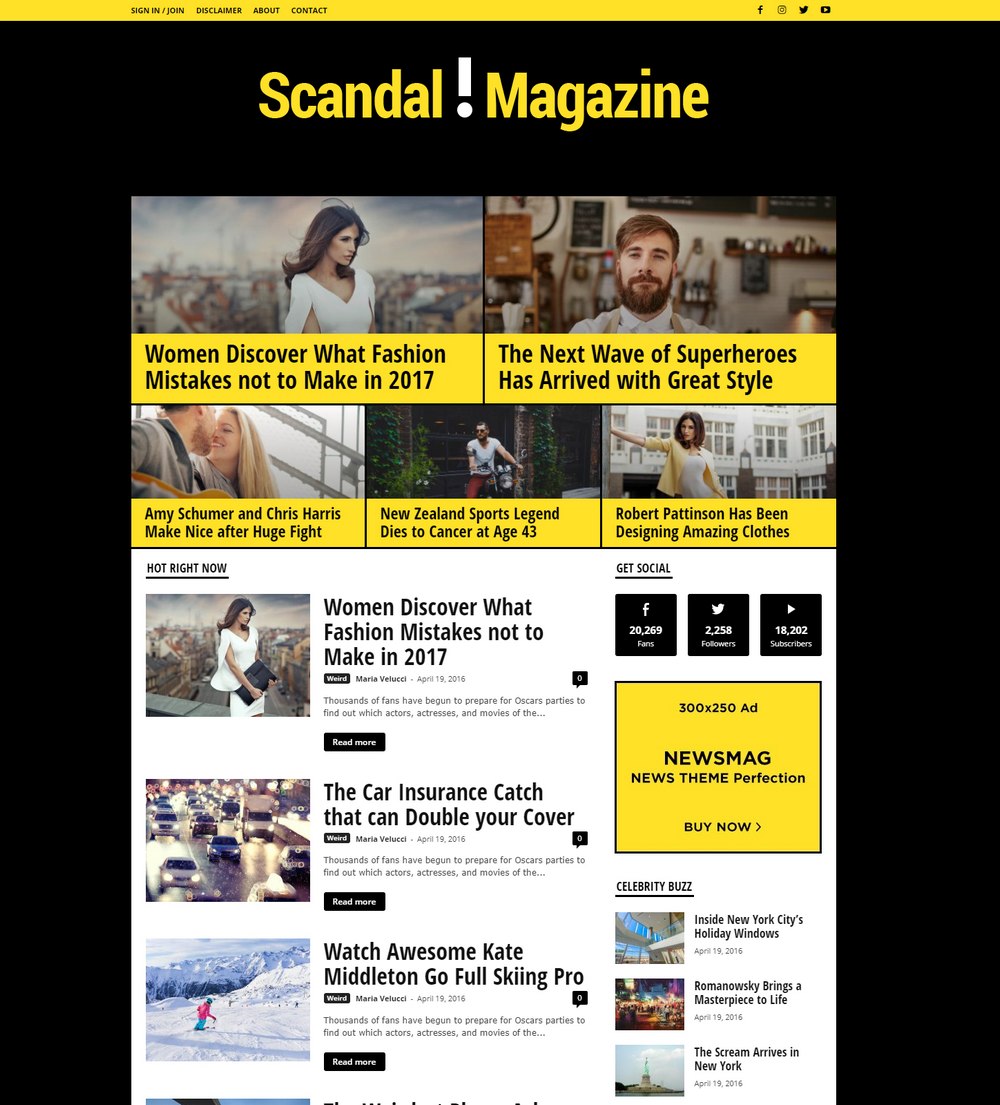 newsmag-wp-theme