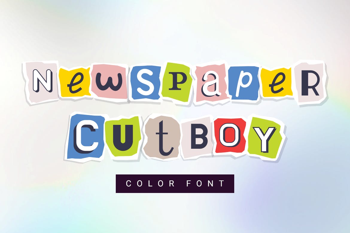 Newspaper Cutboy Typeface